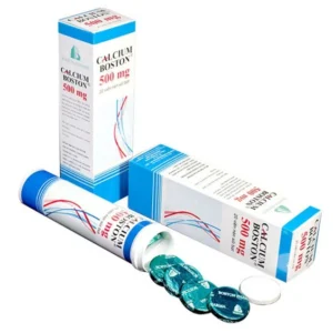 Viên Sủi Calcium 500mg Boston Bổ Sung Canxi Hấp Thu Nhanh, Hỗ Trợ Xương Khớp